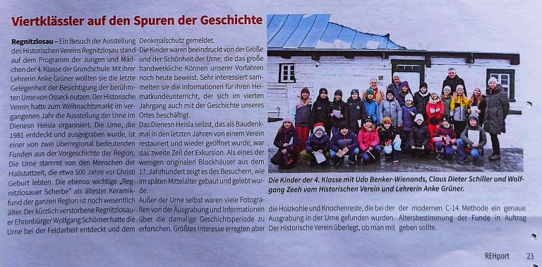 REHport 02-26 Schulklasse besucht Dienesn Heisla